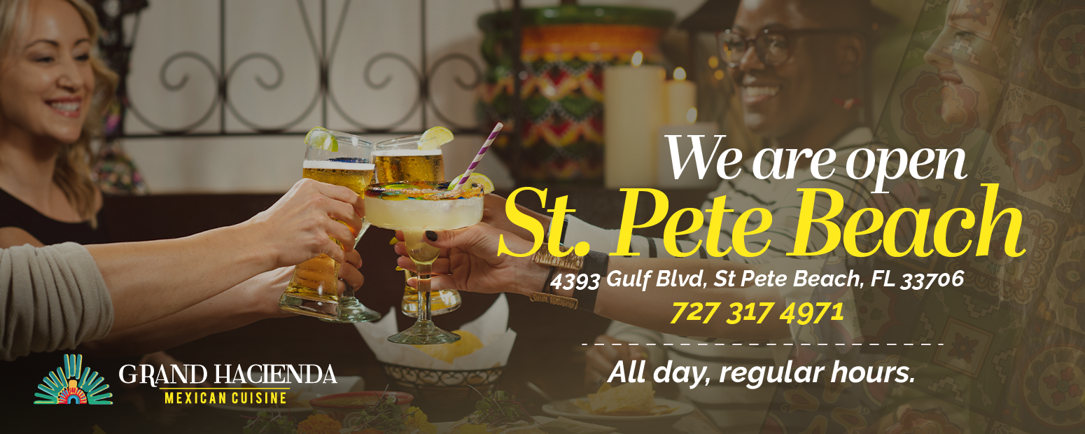 St. Pete Beach Now Open Huracan Milton Grand Hacienda